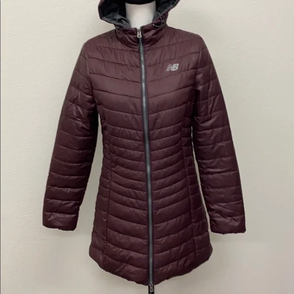 New Balance- long quilted tech jacket - Picture 4 of 9